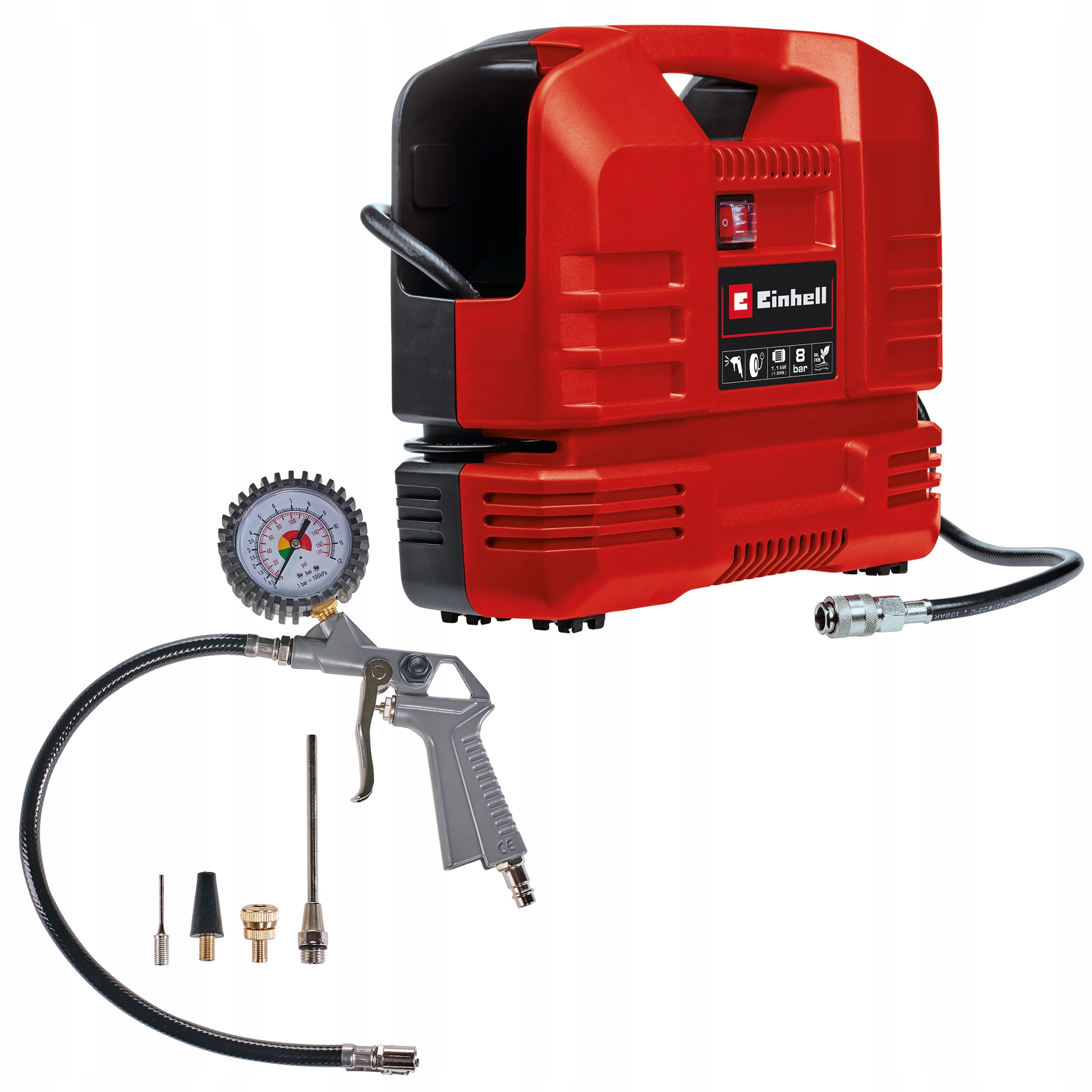 Kompresor bezolejowy Einhell TC-AC 190 1 l 8 bar